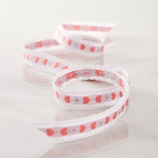 5/9'' x 7yd. Jacquard Ribbon by Celebrate It® Classic